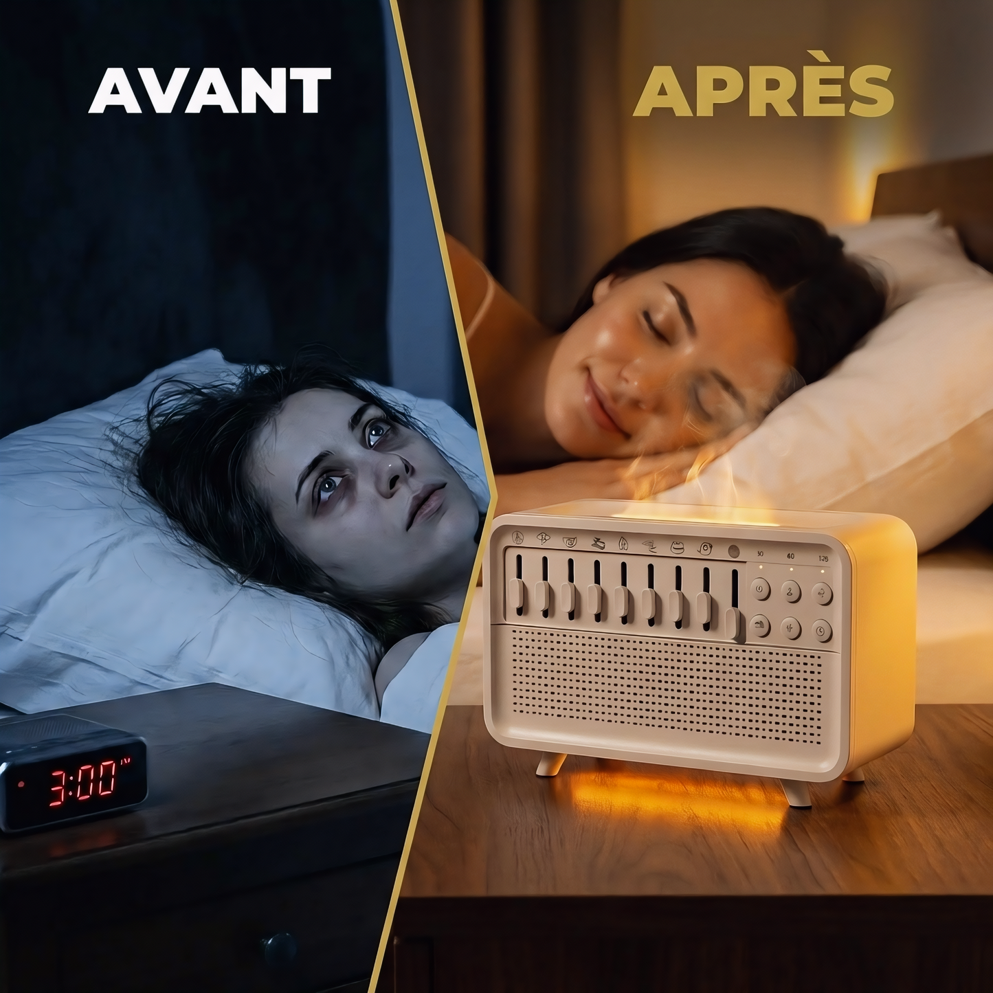Somnova — Bruit Blanc, Humidificateur & Veilleuse